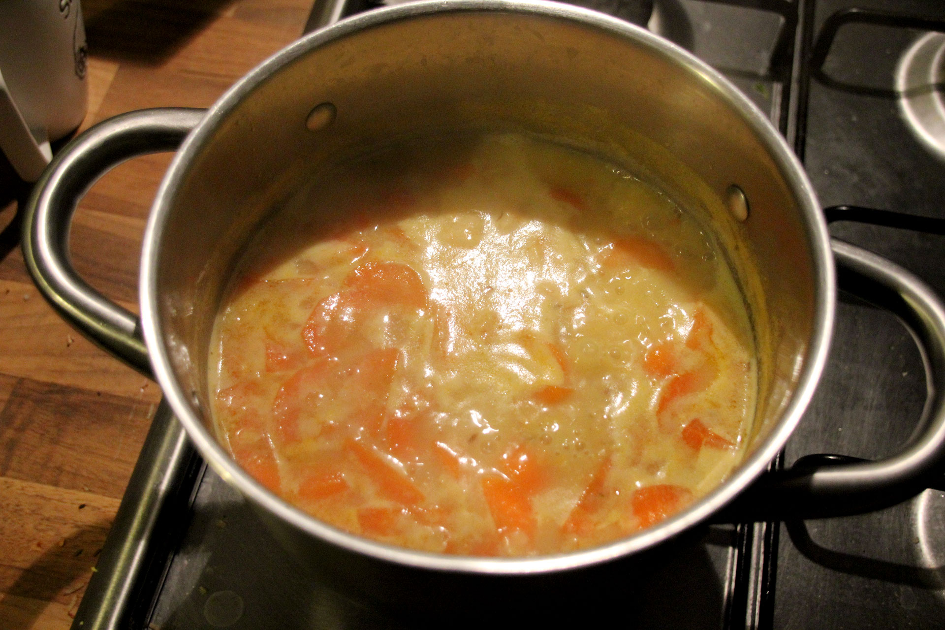 Boiled soup