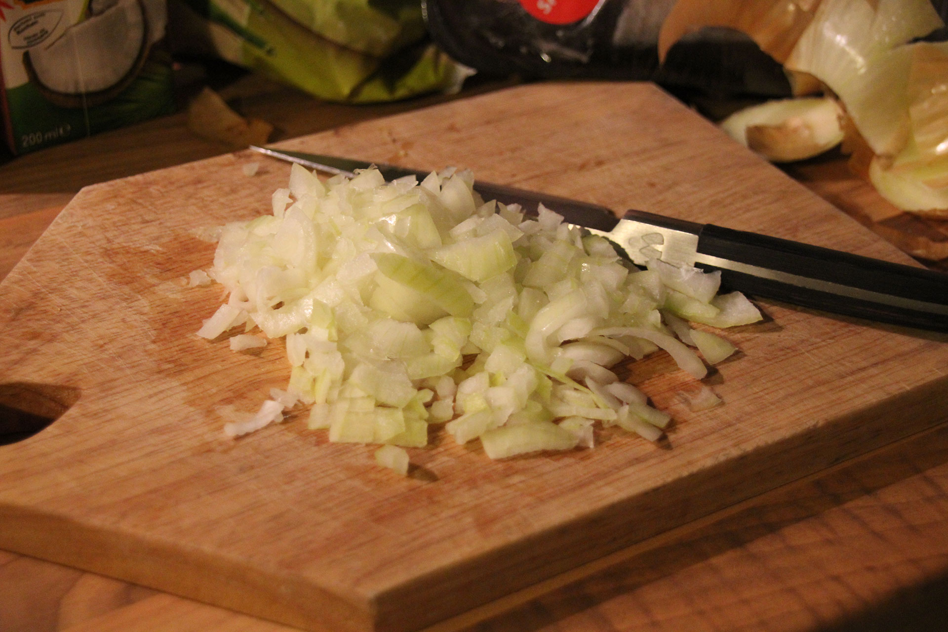 Finely chopped onion