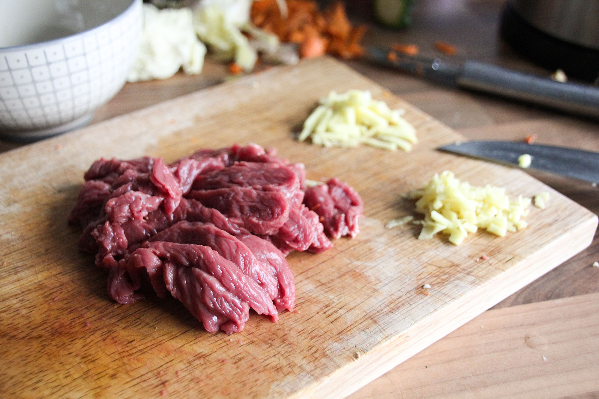 Finely Chopped Steak