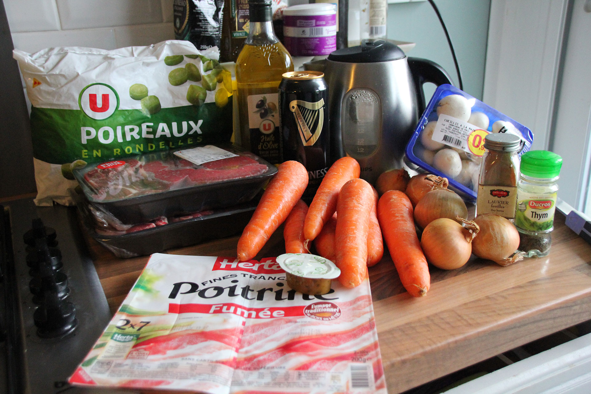 Jimmy's Guinness Stew Ingredients