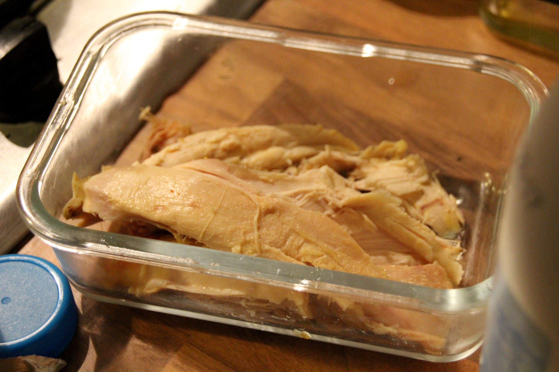 Leftover frozen chicken