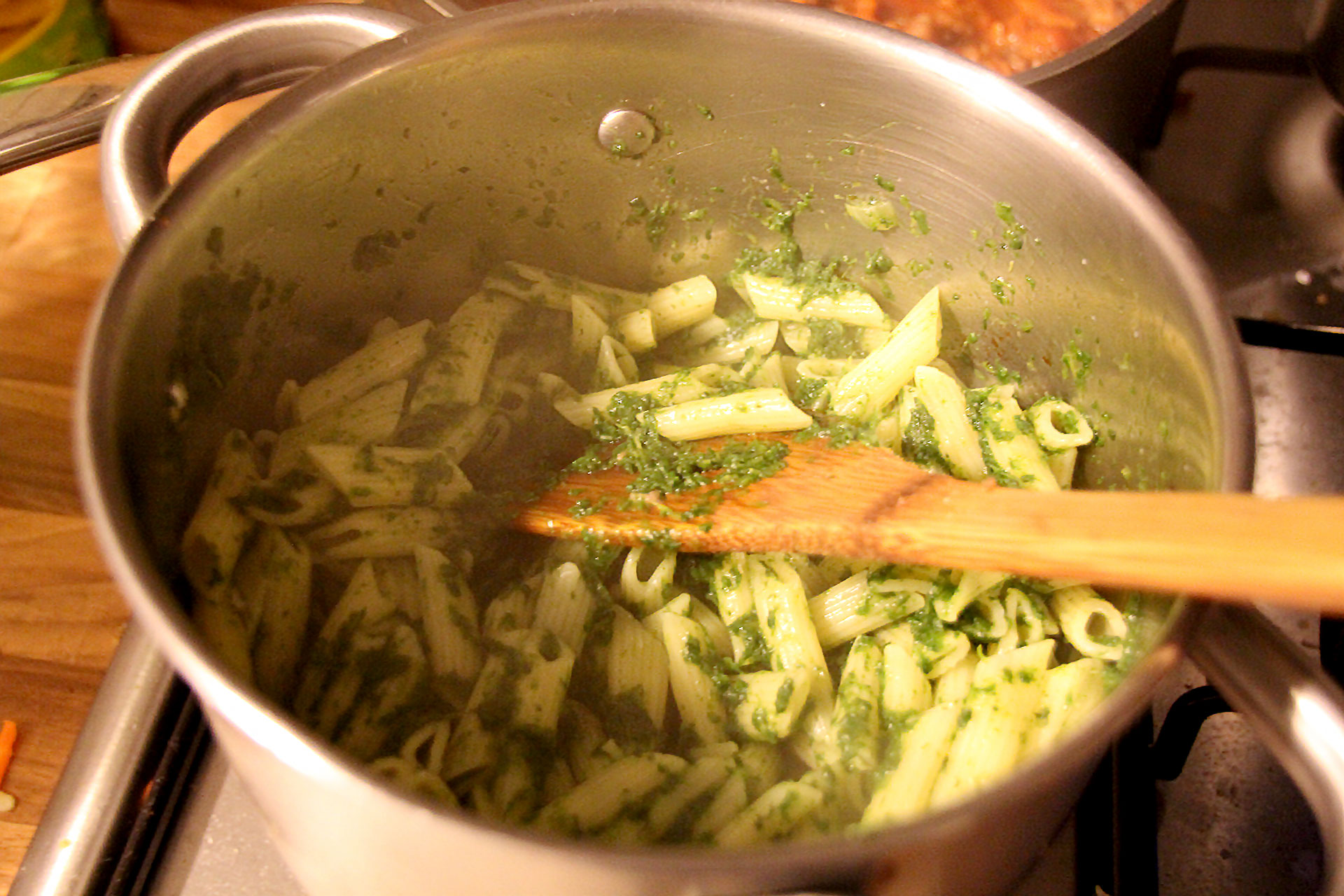 Pasta and Spinach