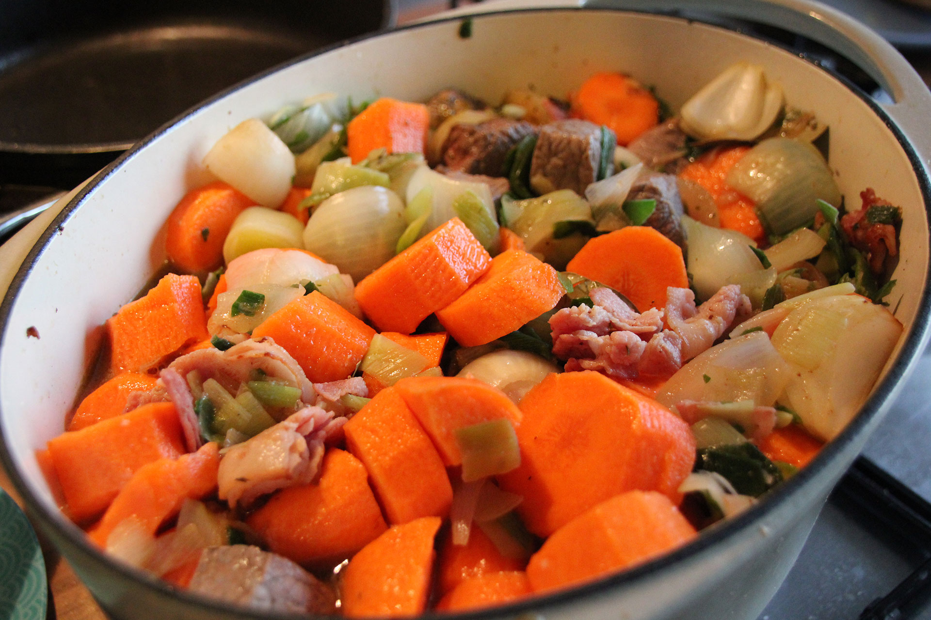 Uncooked Guinness Stew