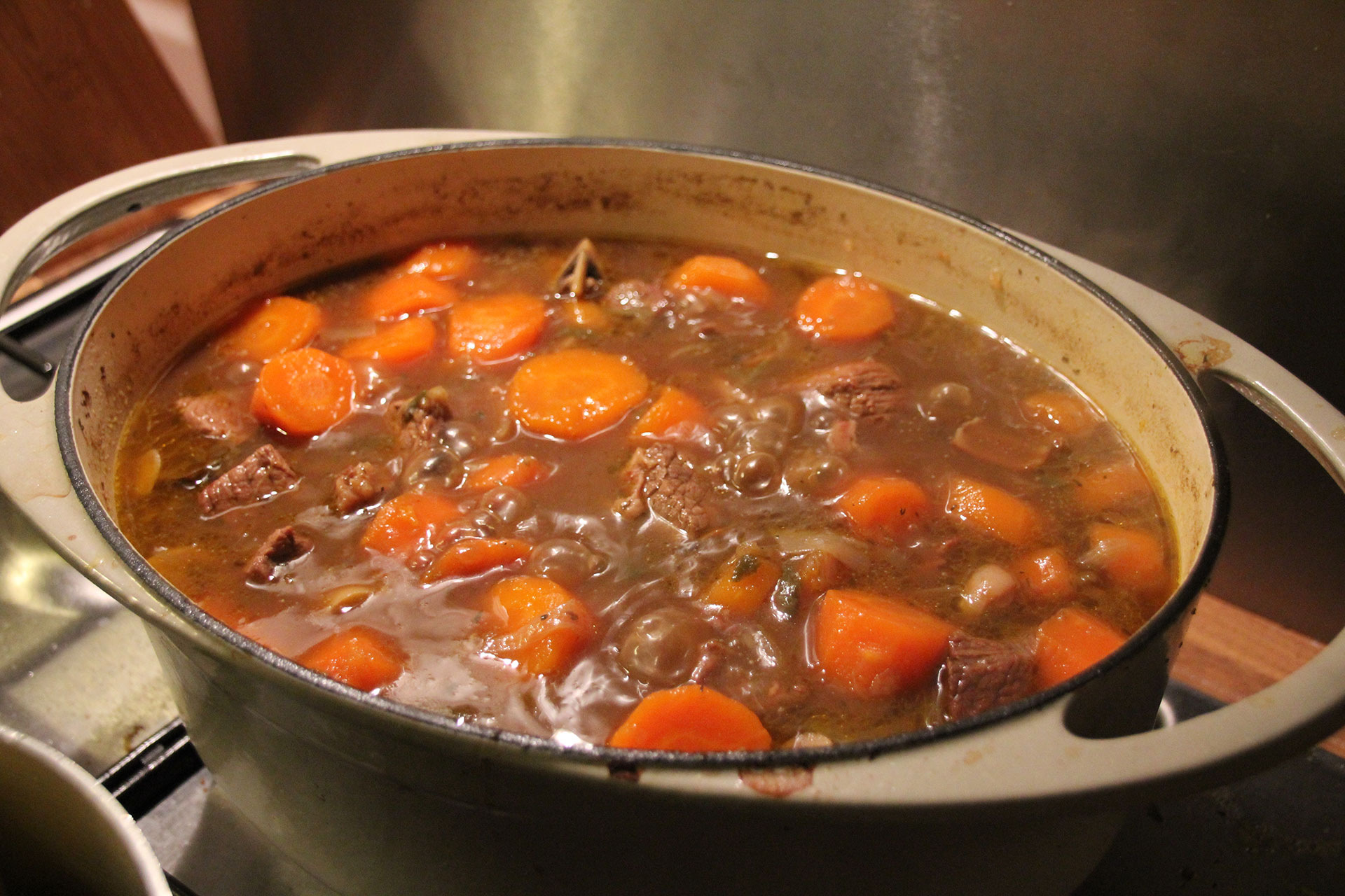 Watery stew