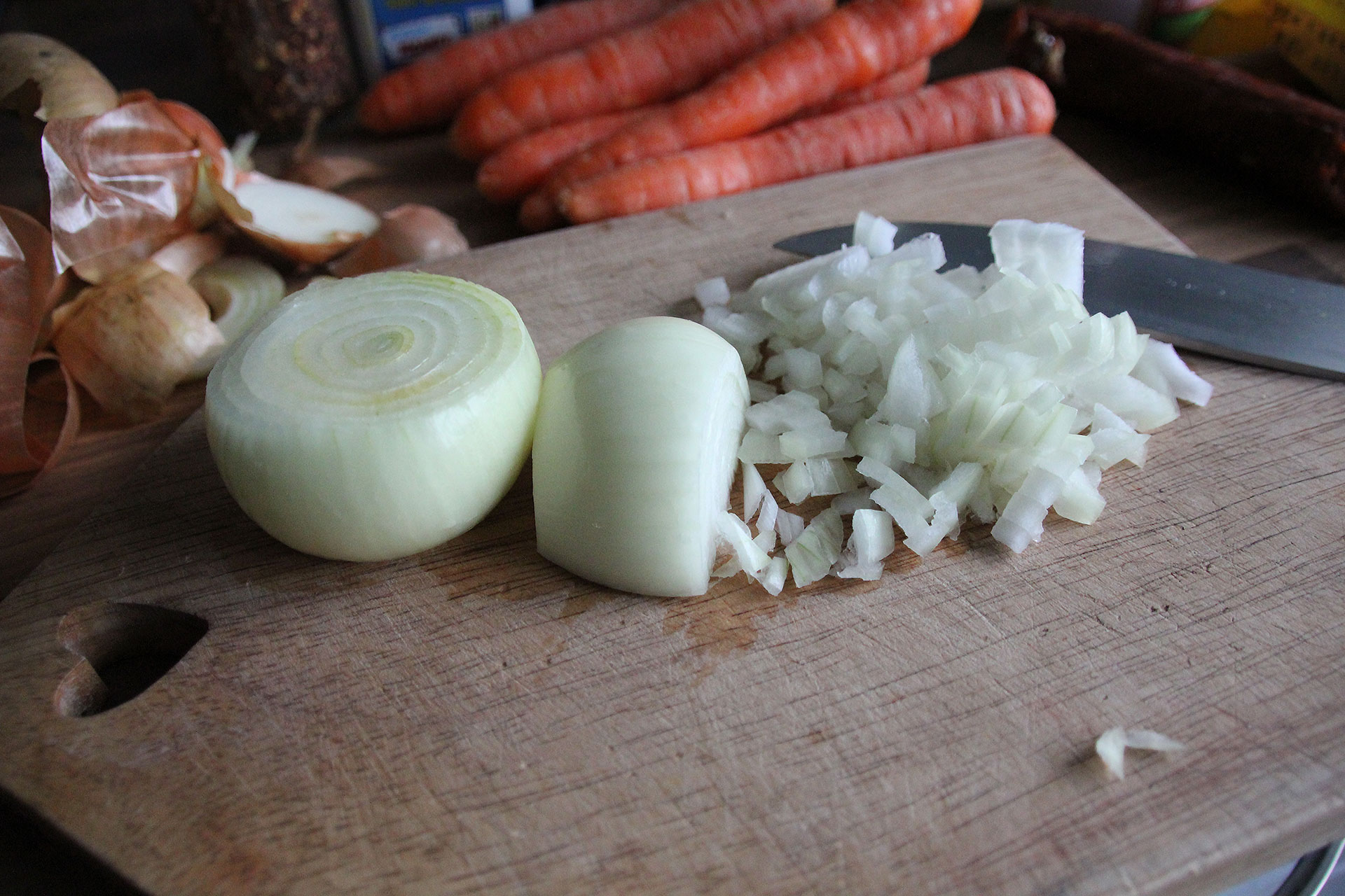 Finely Chop An Onion